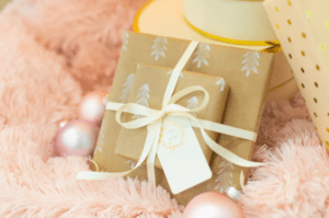 DIY Stamped Wrapping Paper